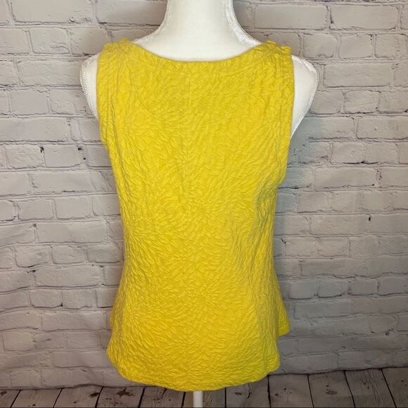 Anthropologie Seamed + Textured yellow tank - Picture 6 of 10